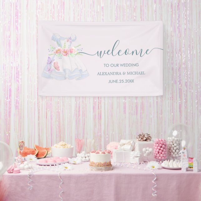 Banderoles Alice au pays des merveilles Mariage (Fête)