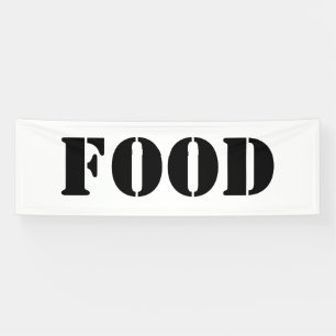Banderoles Aliments génériques et boissons Fournitures de par