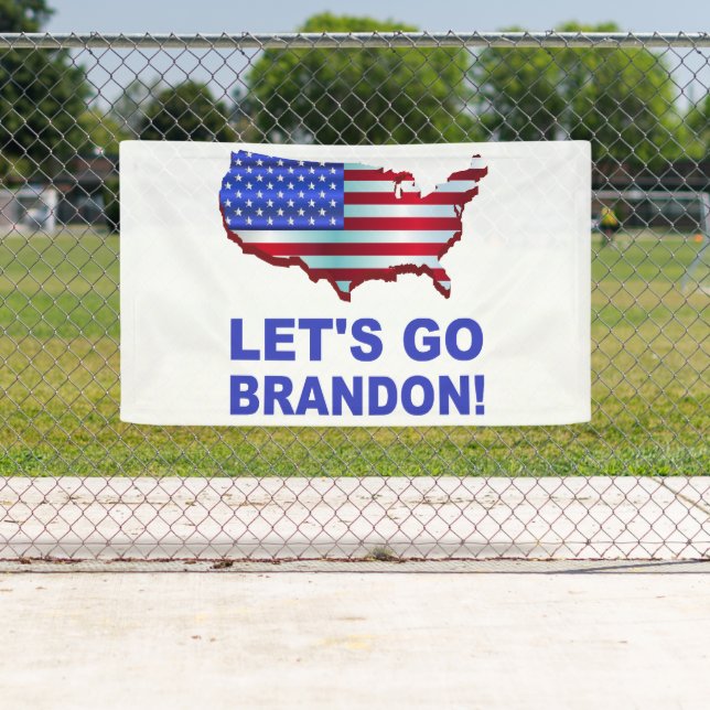 BANDEROLES ALLONS BRANDON. (En situation)
