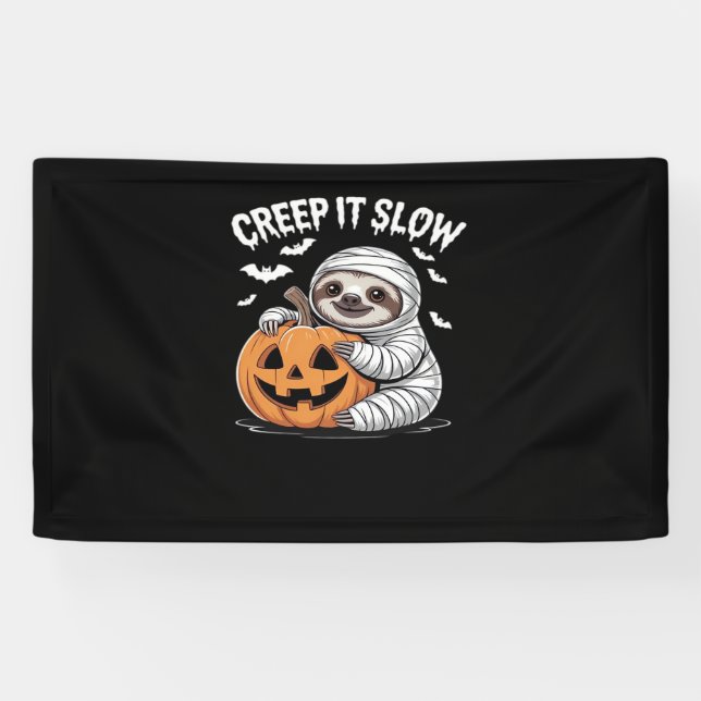 Banderoles Amateurs de fentes mignonnes Drôle Halloween Citro (Horizontal)