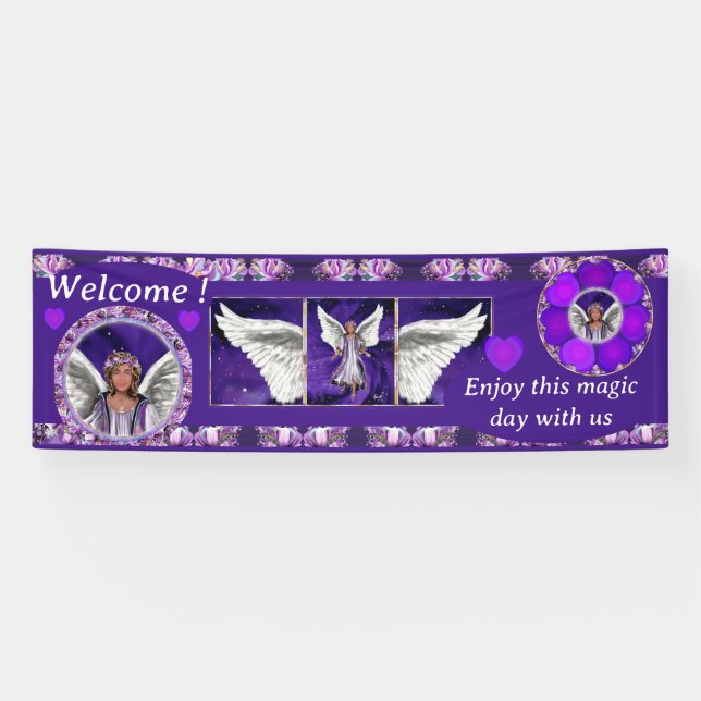 Banderoles âme violette (Horizontal)