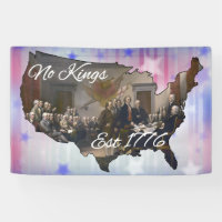 America No Kings Est 1776