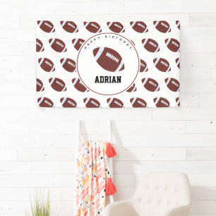 Banderoles American Football Gridiron Ball fête d'anniversair