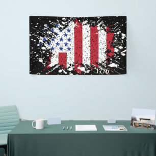 Banderoles American Peace Flag 1776 American State National B