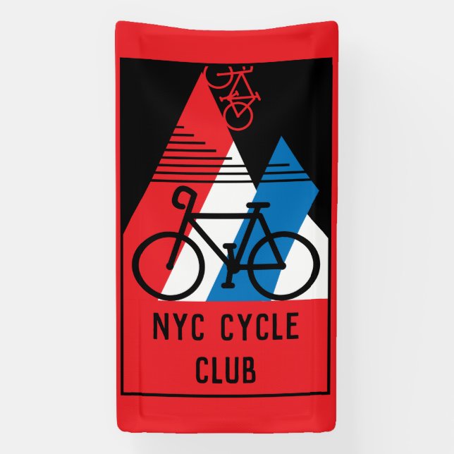 Banderoles Amérique cycliste (Verticale)