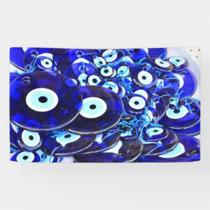 Banderoles Amulettes des yeux bleus