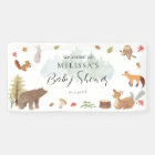 Animaux de la Forêt Baby Shower de Bienvenue