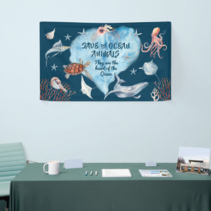 Banderoles Animaux Océaniques Très Mignons Avec Description