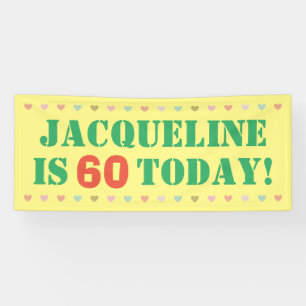 Banderoles Anniversaire 60 ans