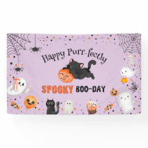 Anniversaire chaton Halloween parfaitement effraya