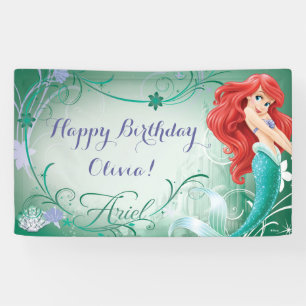 Banderoles Anniversaire d'Ariel Disney Frozen