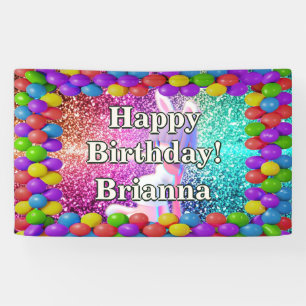 Banderoles Anniversaire de Bunny Pom-pom girl