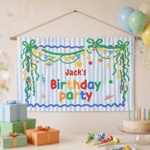 Anniversaire de garçon amusant