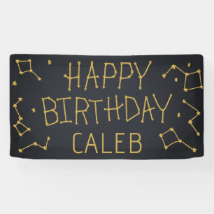 Banderoles Anniversaire de la constellation spatiale