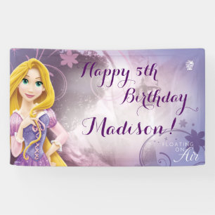 Banderoles Anniversaire de la princesse Rapunzel Disney