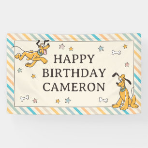 Banderoles Anniversaire de Pluton Disney