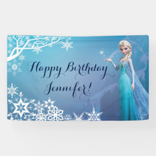 Banderoles Anniversaire d'Elsa Disney La Reine des Neiges
