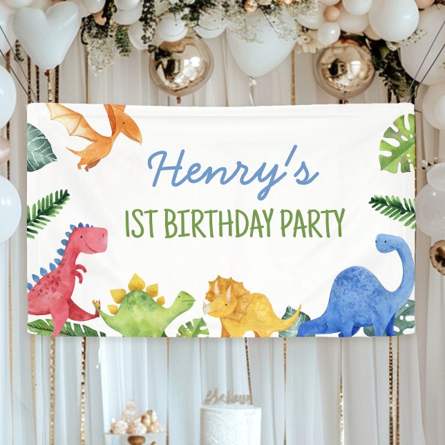 Banderoles Anniversaire des Dinosaures (Créateur téléchargé)