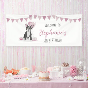 Banderoles Anniversaire du Bulldog français