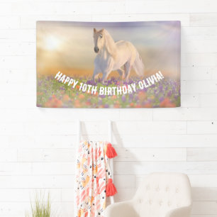Banderoles Anniversaire du cheval