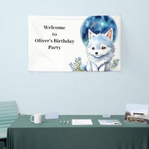 Banderoles Anniversaire du loup