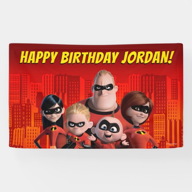 Banderoles Anniversaire familial incroyable (Horizontal)
