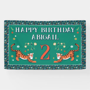 Banderoles Anniversaire floral de Disney