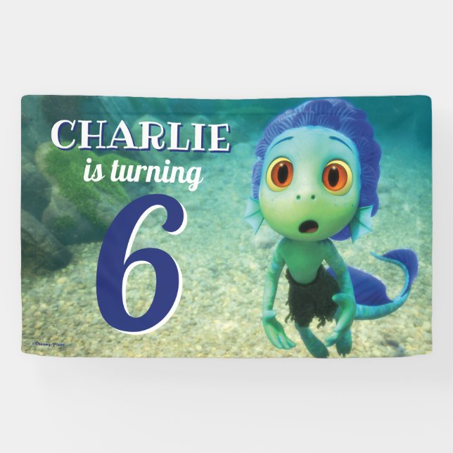 Banderoles Anniversaire Luca de Disney Pixar (Horizontal)