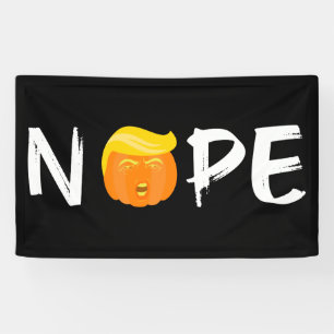 Banderoles Anti-Trump - Nope Halloween Edition II