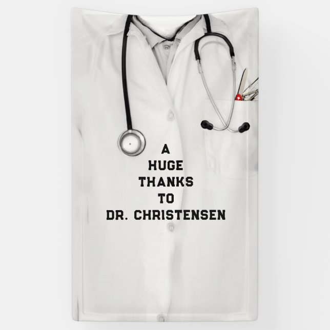 Banderoles Appréciation du docteur (Vertical)