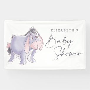 Banderoles Aquarelle Baby shower Eeyore