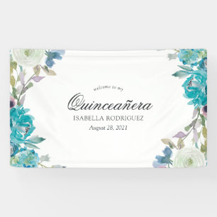Banderoles Aquarelle Fiesta Quinceañera