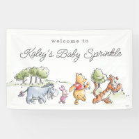 Aquarelle Winnie the Pooh Pique-nique bébé saupoud