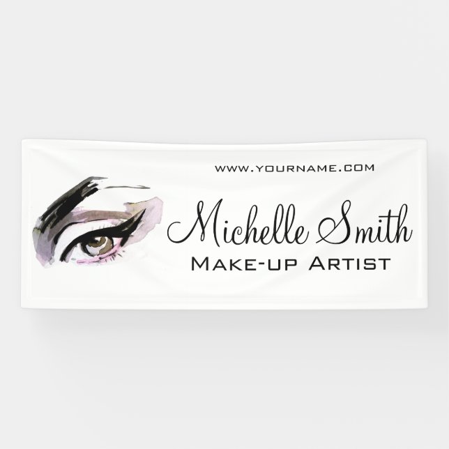 Banderoles Aquarelle yeux de foudre extension maquillage marq (Horizontal)