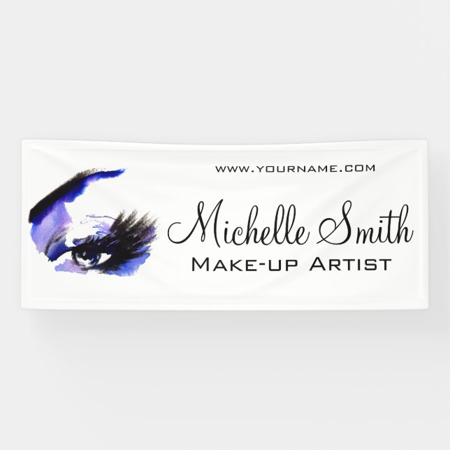 Banderoles Aquarelle yeux de foudre extension maquillage marq (Horizontal)