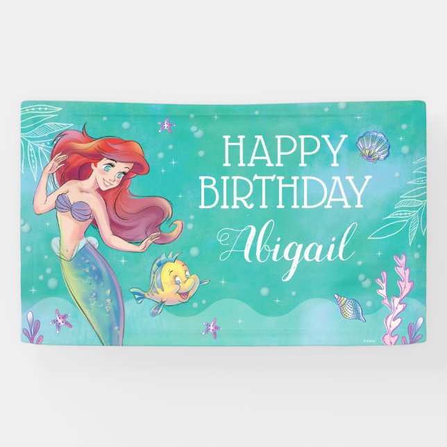Banderoles Ariel | L'interdiction d'anniversaire de la petite (Horizontal)