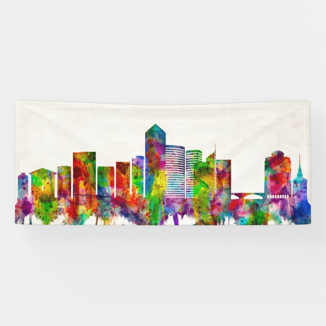 Banderoles Arlington Texas Skyline (Horizontal)