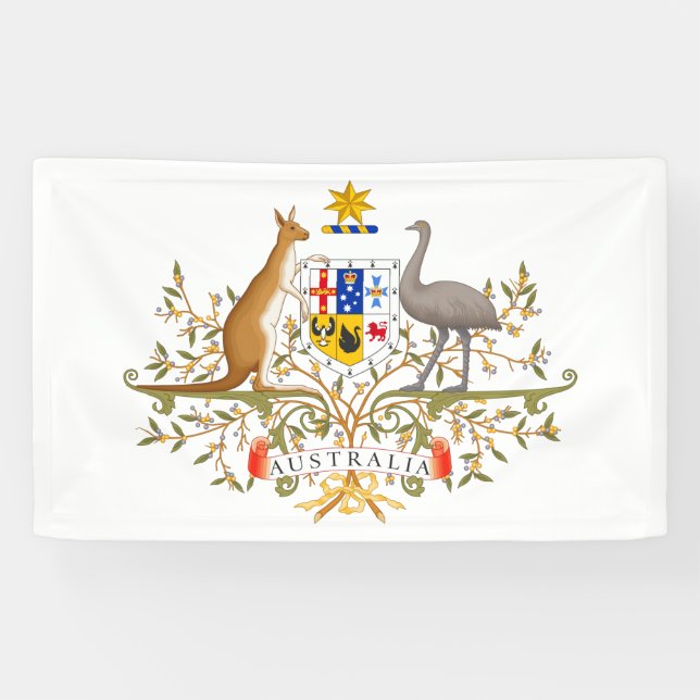 Banderoles Armoiries de l'Australie (Horizontal)