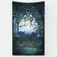 Arrière - plan foncé de cimetière