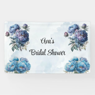 Banderoles Arrosement de mariage aux pivoines aquarelles pous