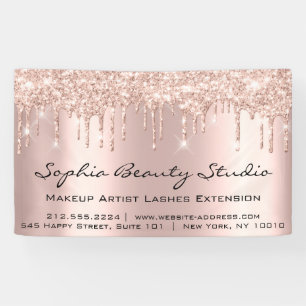 Banderoles Artiste maquillage Eyelash Rose Gold Drives