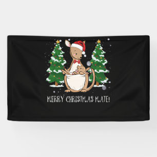 Banderoles Australie Joyeux Noël Mate Kangaroo