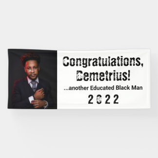 Banderoles Autre Black Man 2022 - Photo de fin d'études
