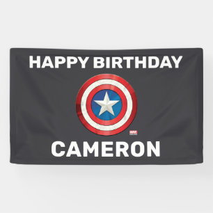 Banderoles Avengers   Captain America Shield Anniversaire