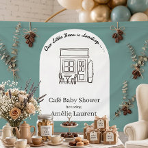 Baby Café C'est La Fête Moderne Baby Shower