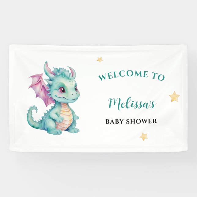 Banderoles Baby Dragon Welcome (Horizontal)