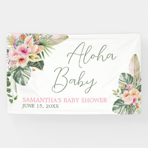 Banderoles Baby shower Aloha
