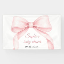Baby-Shower Arc-en-Ciel Rose à l'Aquarelle