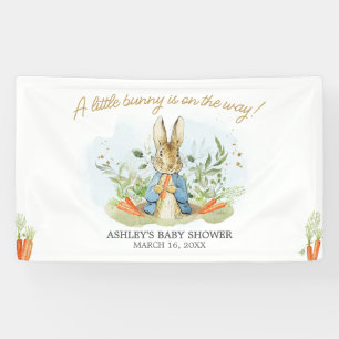 Banderoles Baby shower Blue Peter Rabbit