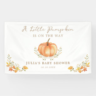Banderoles Baby shower Boho Citrouille Fall Foliage